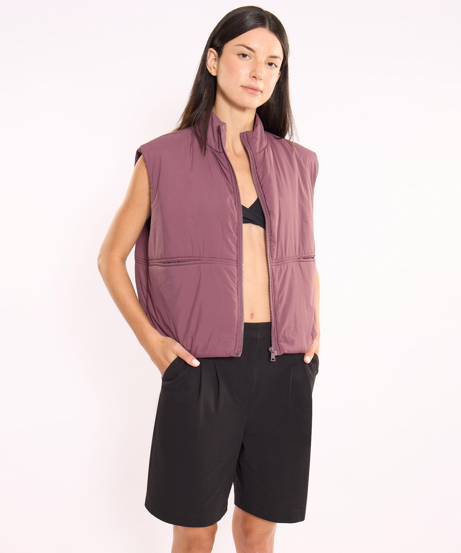 Chaleco Para Mujer Morado