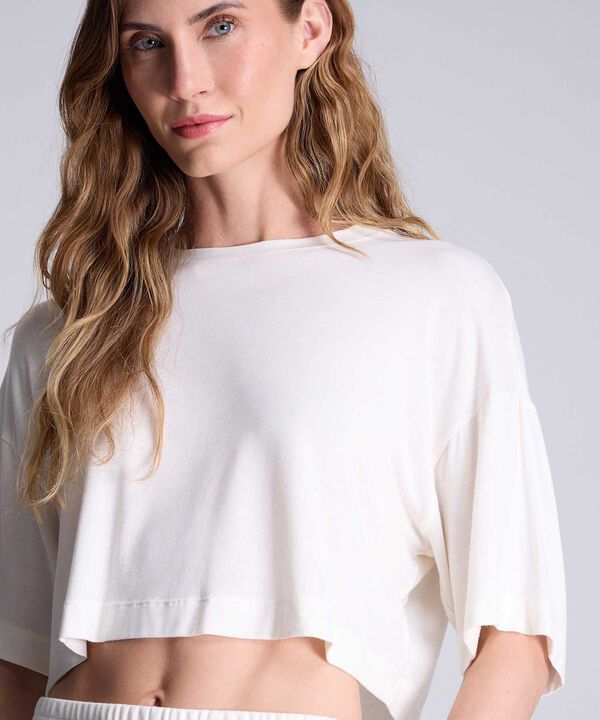 Camiseta Para Mujer Marfil image number null