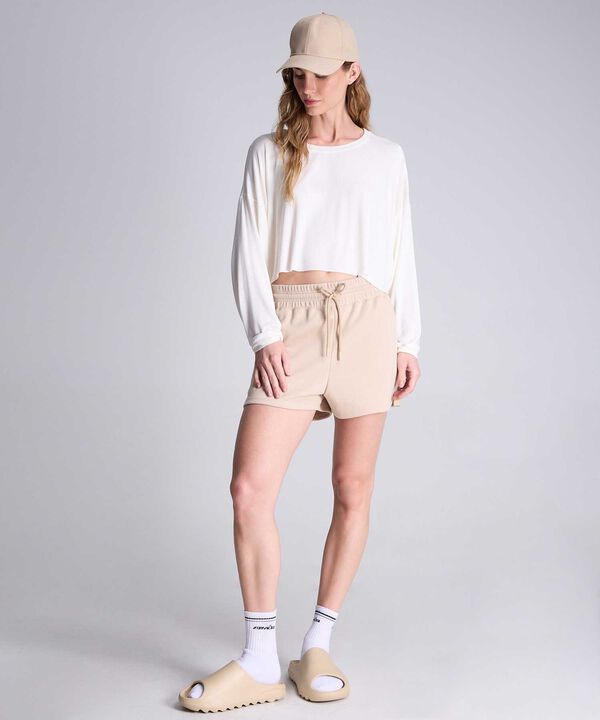 Camiseta Para Mujer Marfil