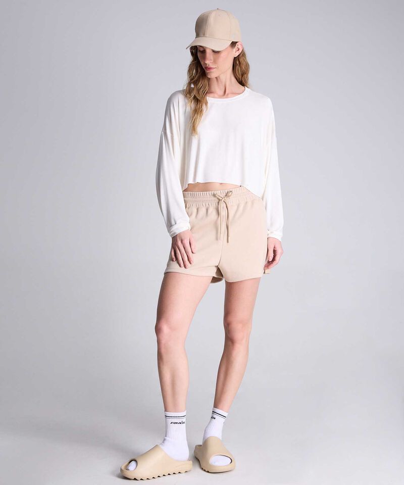 Camiseta Para Mujer Marfil