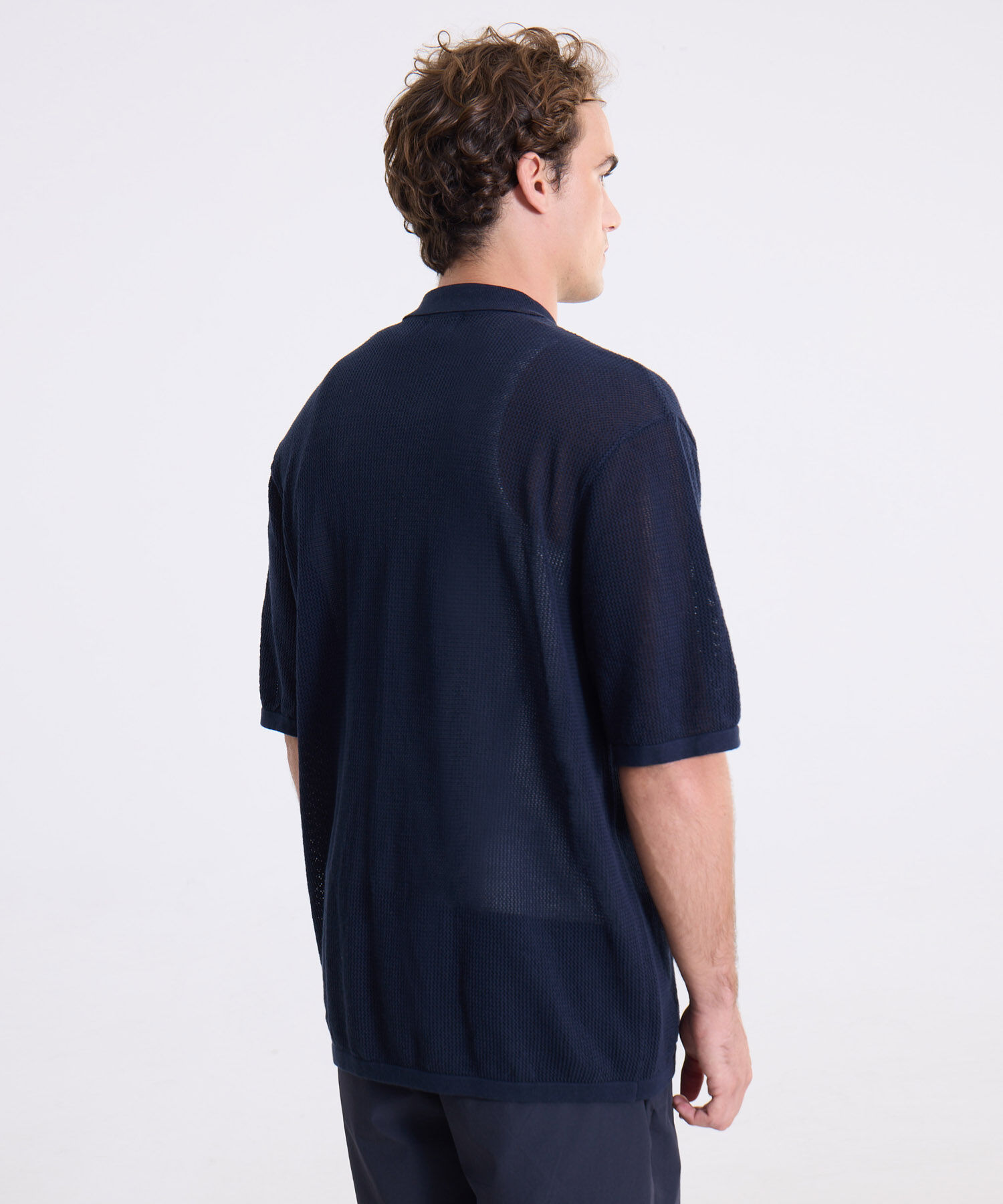 Polo Para Hombre AzulOscuro
