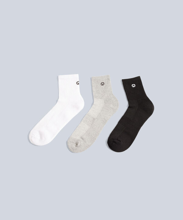 Medias Para Hombre Blanco image number null