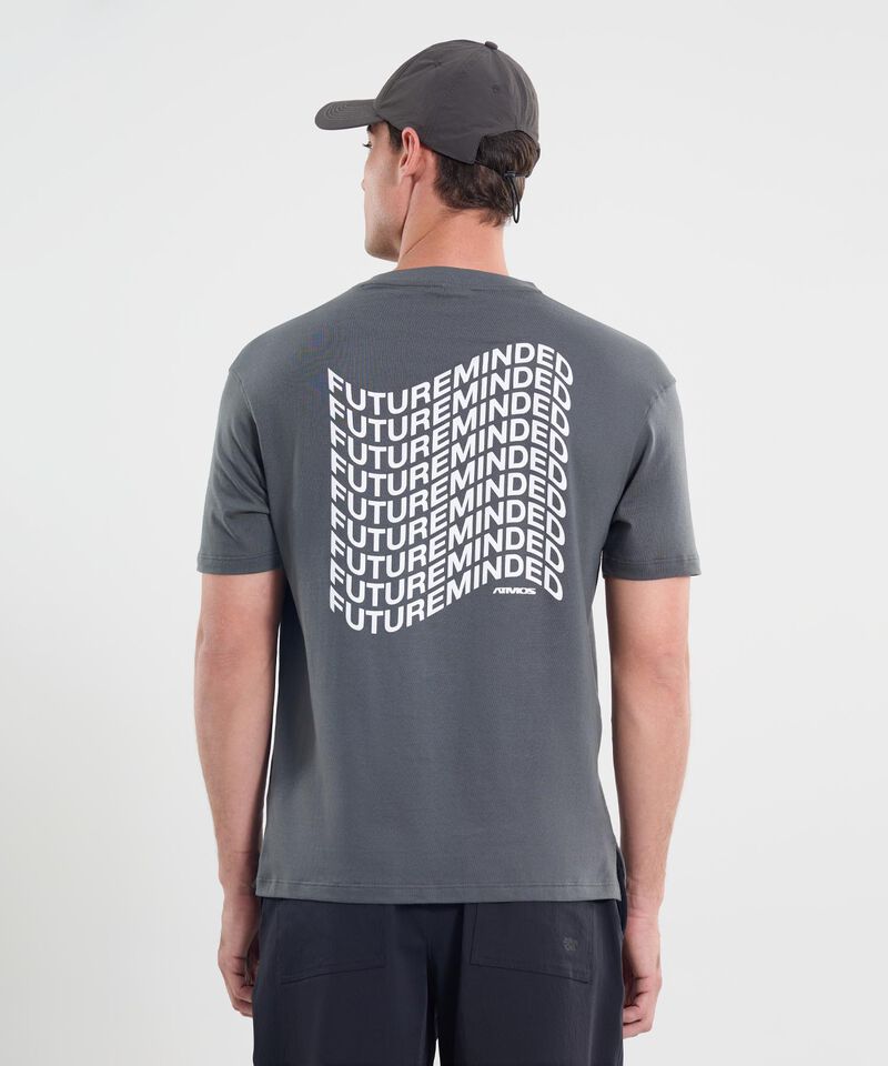 Camiseta Para Hombre GrisOscuro
