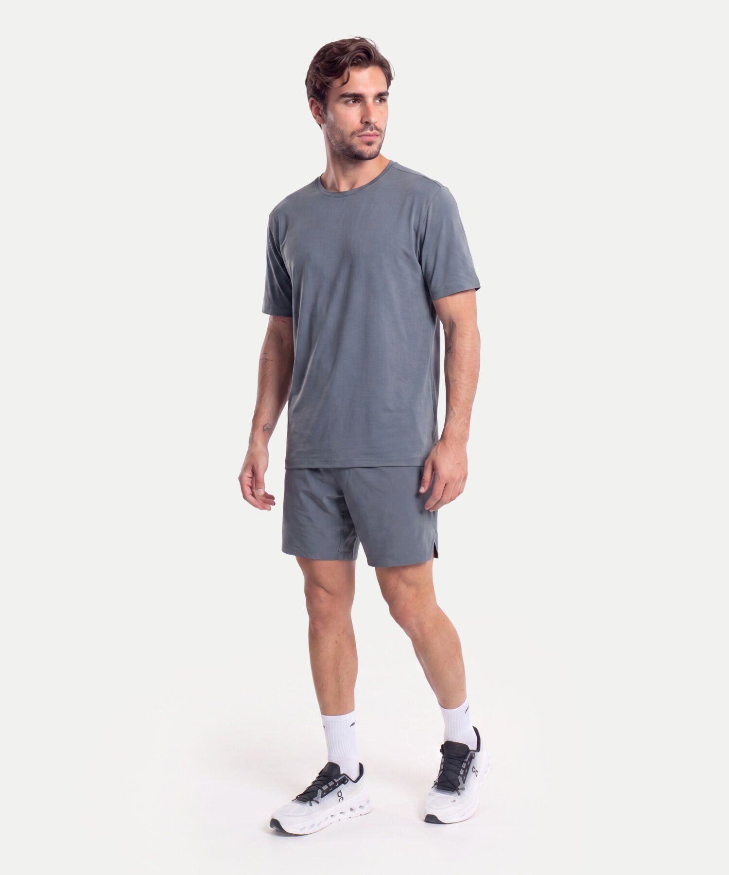 Camiseta Para Hombre Gris