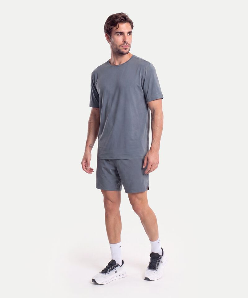 Camiseta Para Hombre Gris