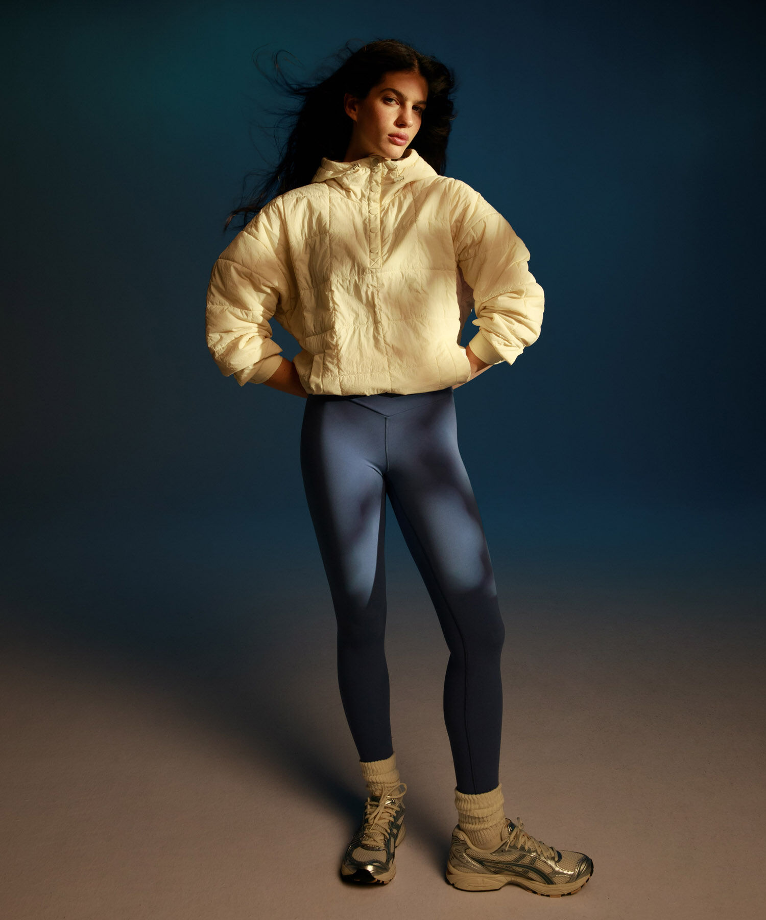 Leggins Cross Aerius Skin Fit, Azul