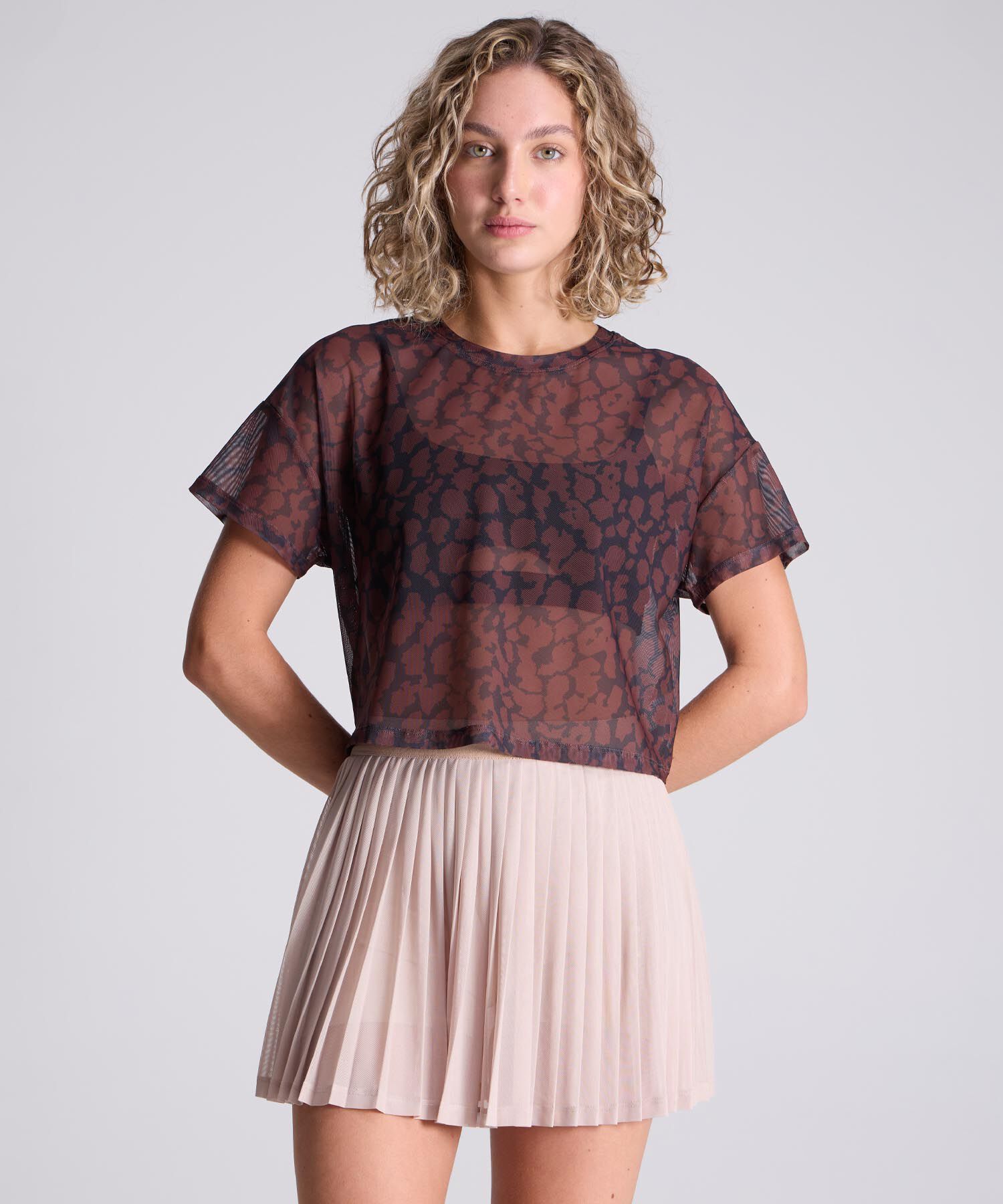 Camiseta Para Mujer CafeOscuro