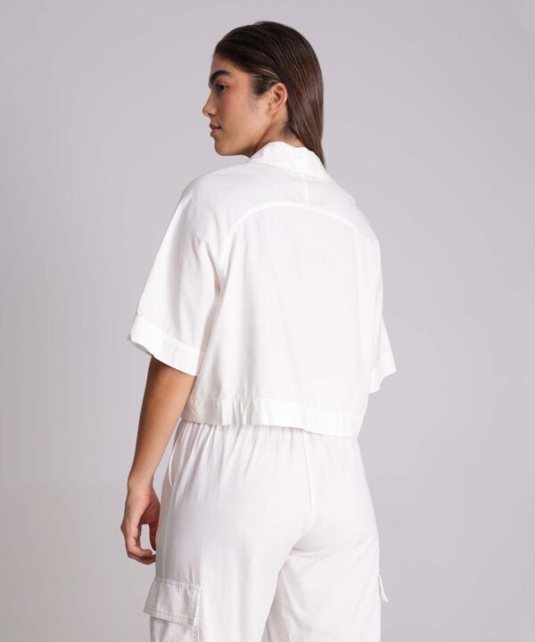Camisa Para Mujer Crema image number null