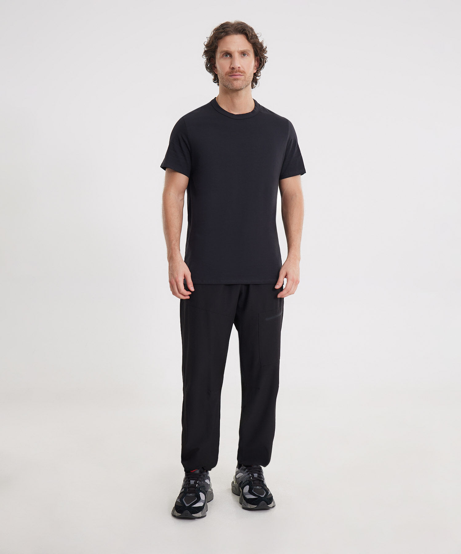 Camiseta Para Hombre Negro
