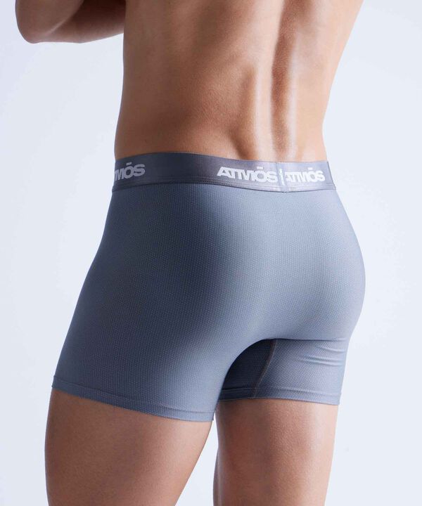 Boxer Para Hombre Gris