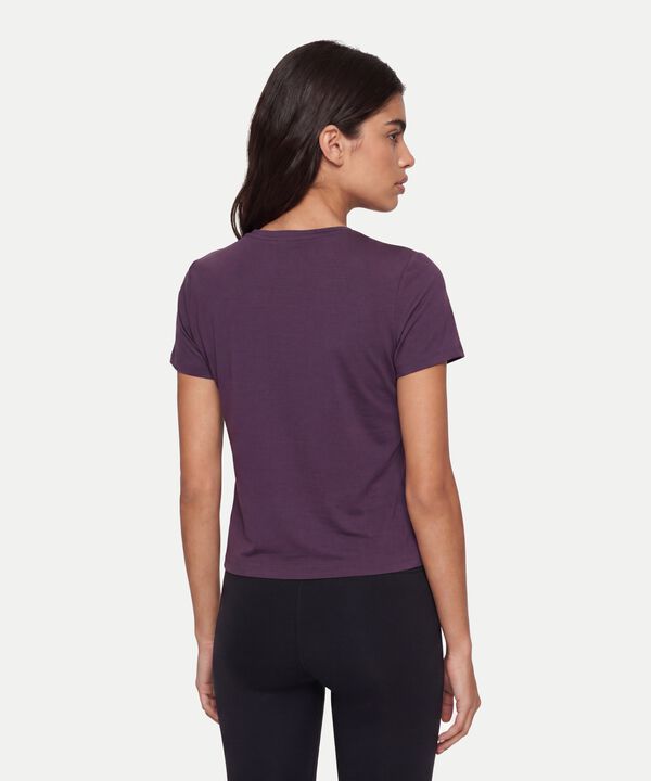 Camiseta Para Mujer Morado