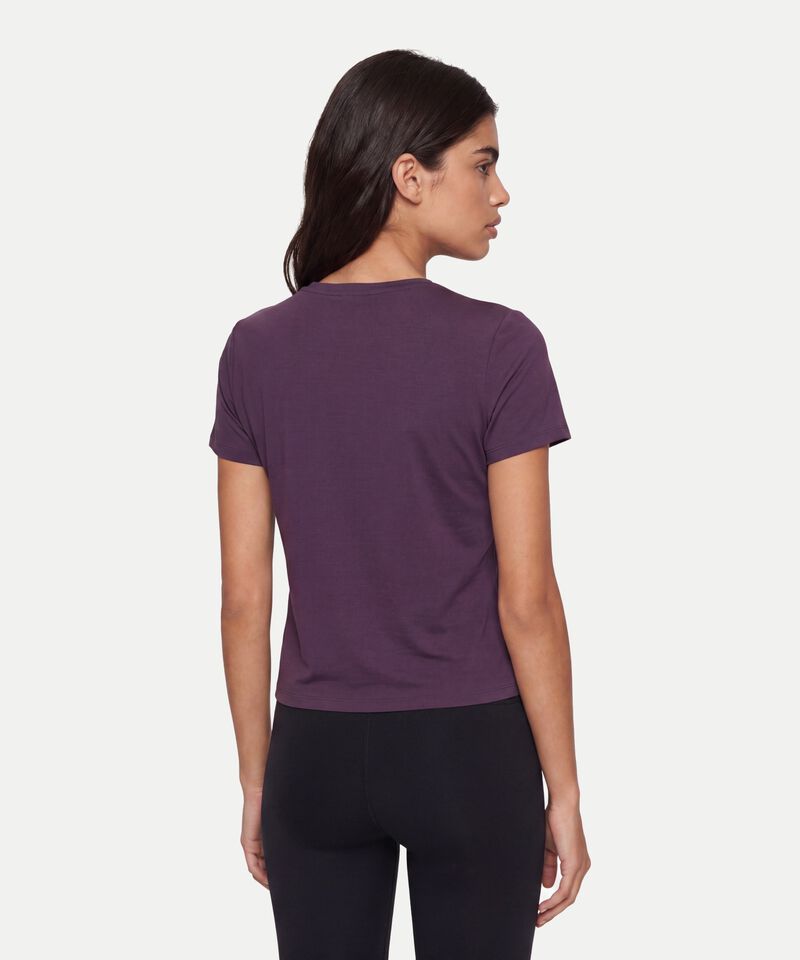 Camiseta Para Mujer Morado