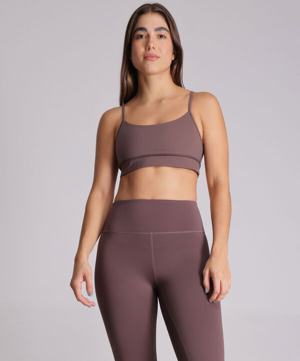 Top Para Mujer Cafe image number null