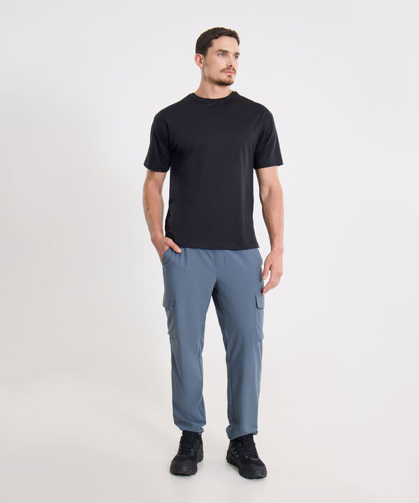 Camiseta Para Hombre Negro