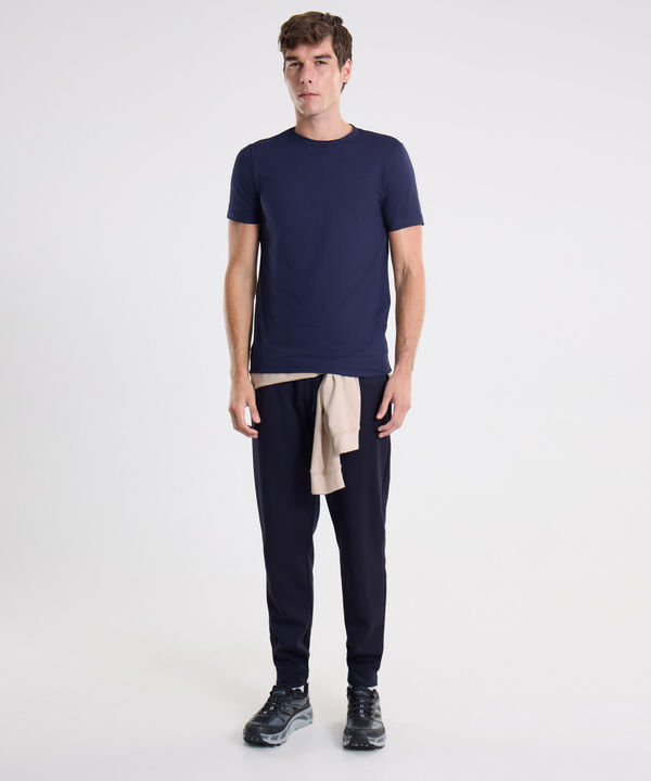 Camiseta Para Hombre AzulOscuro