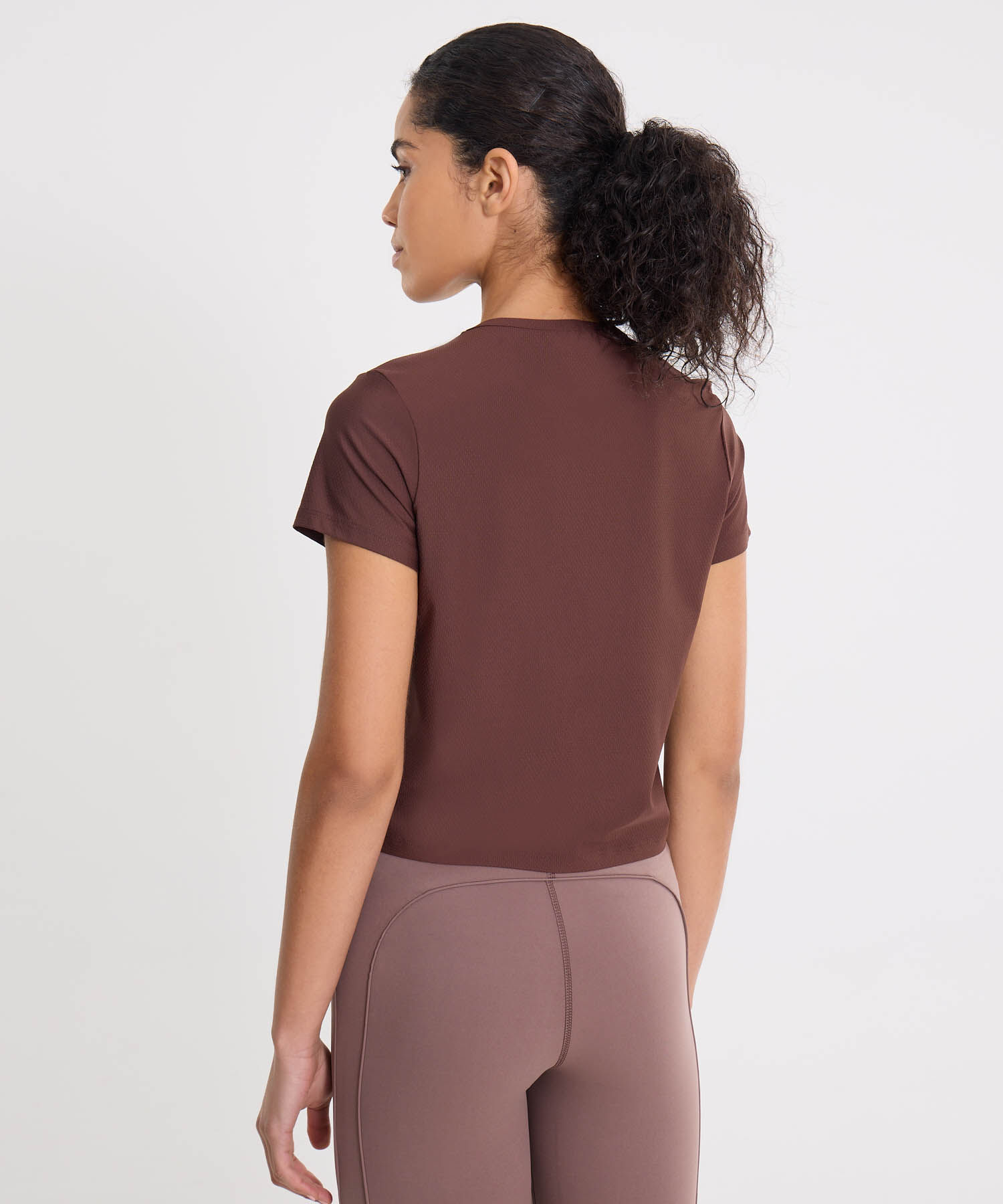 Camiseta Para Mujer CafeOscuro