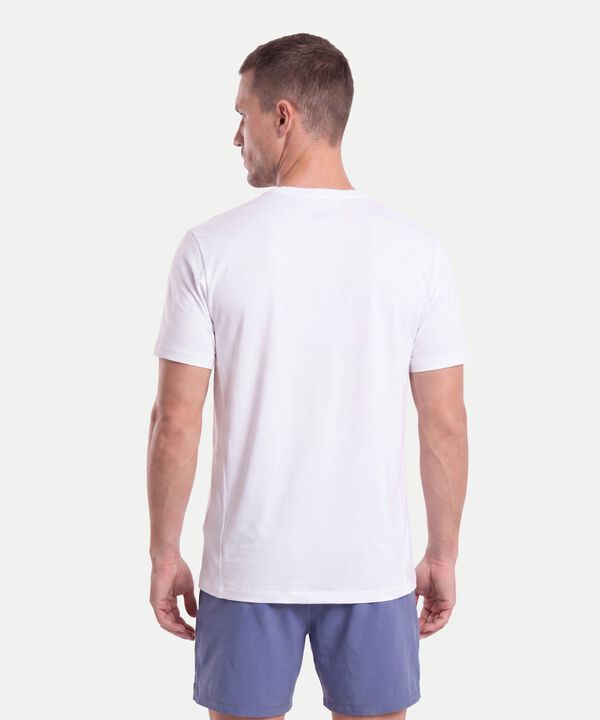 Camiseta Para Hombre Blanco