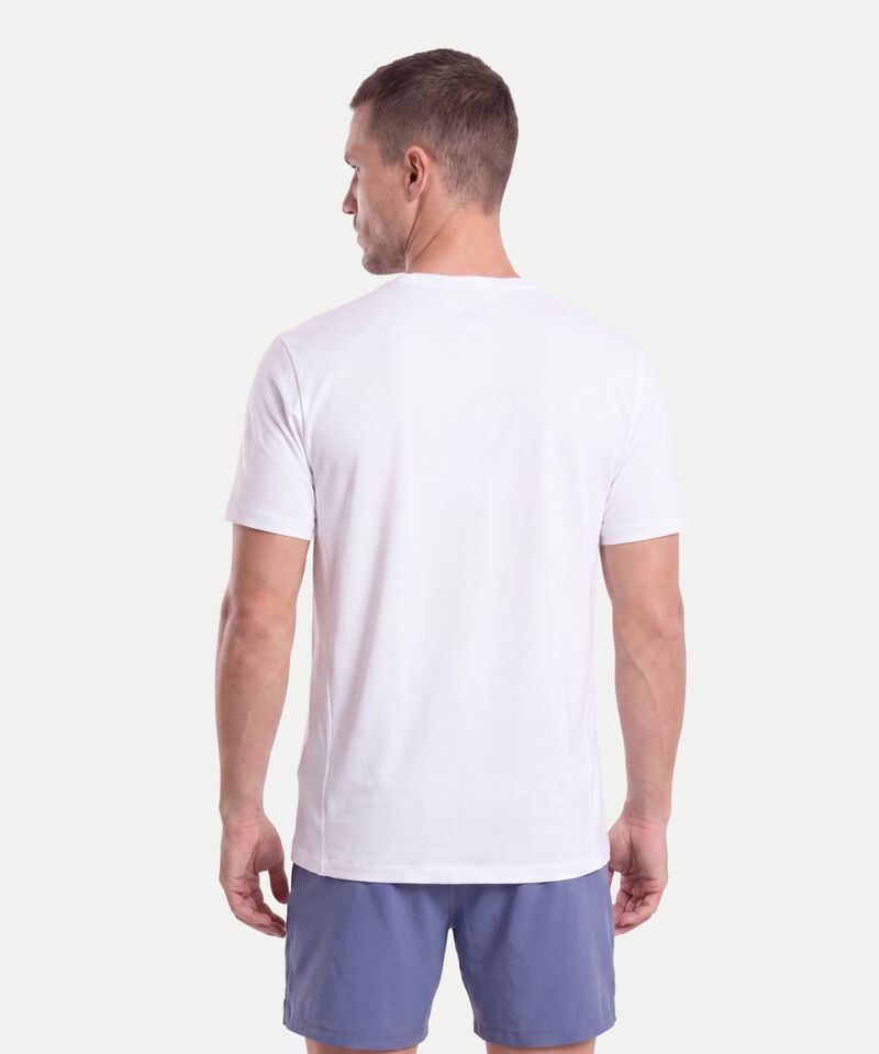 Camiseta Para Hombre Blanco