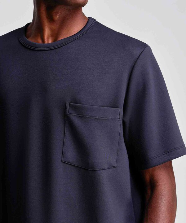 Camiseta Para Hombre AzulOscuro