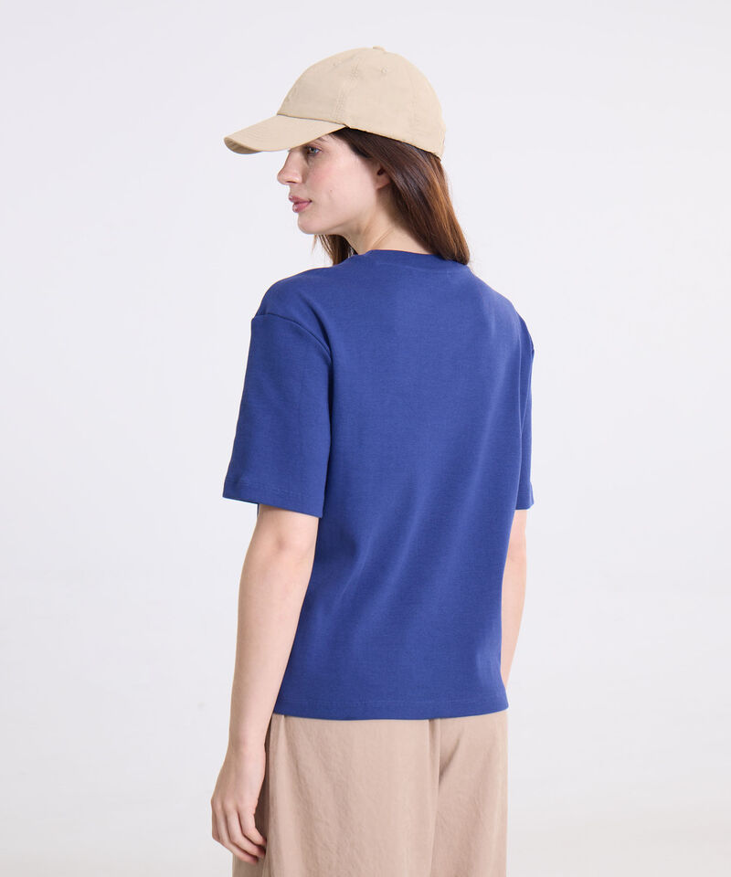 Camiseta Para Mujer AzulRey