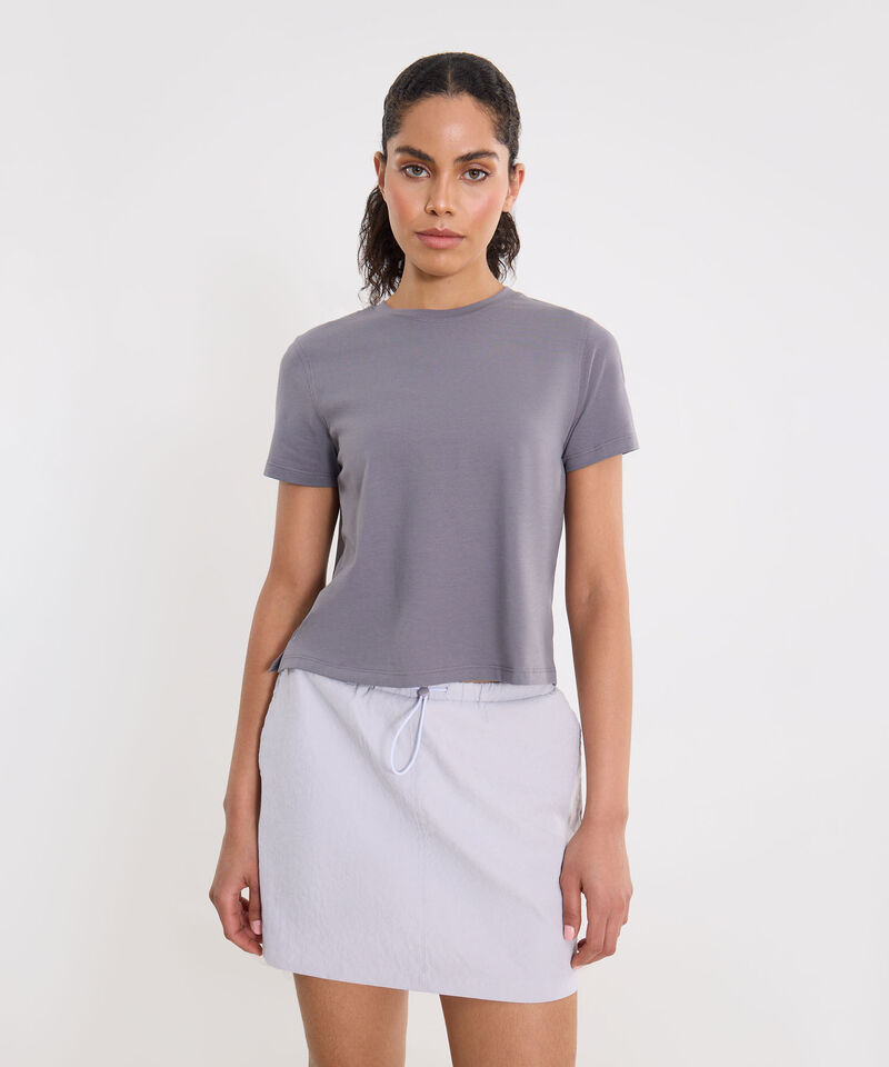 Camiseta Para Mujer Gris