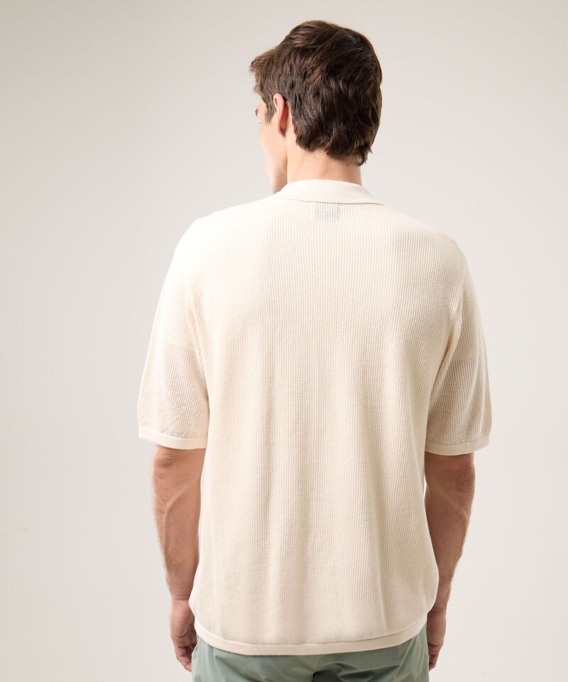 Polo Para Hombre Crema