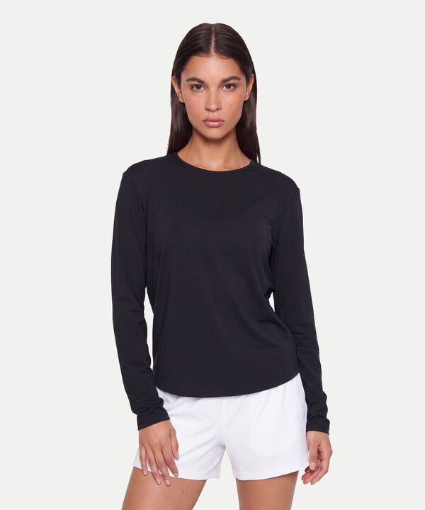 Camiseta Para Mujer Negro
