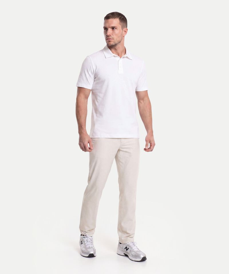 Polo Para Hombre Blanco