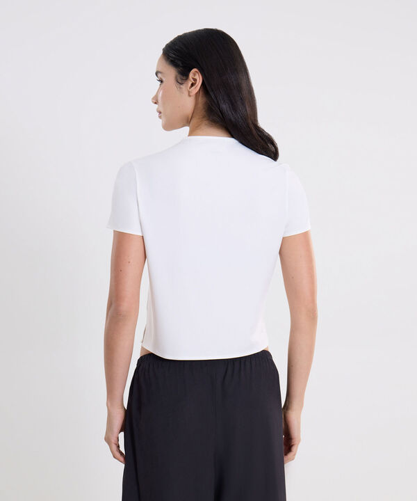 Camiseta Para Mujer Blanco