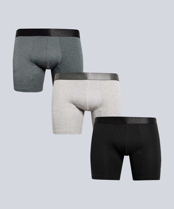 Boxer Para Hombre Gris image number null