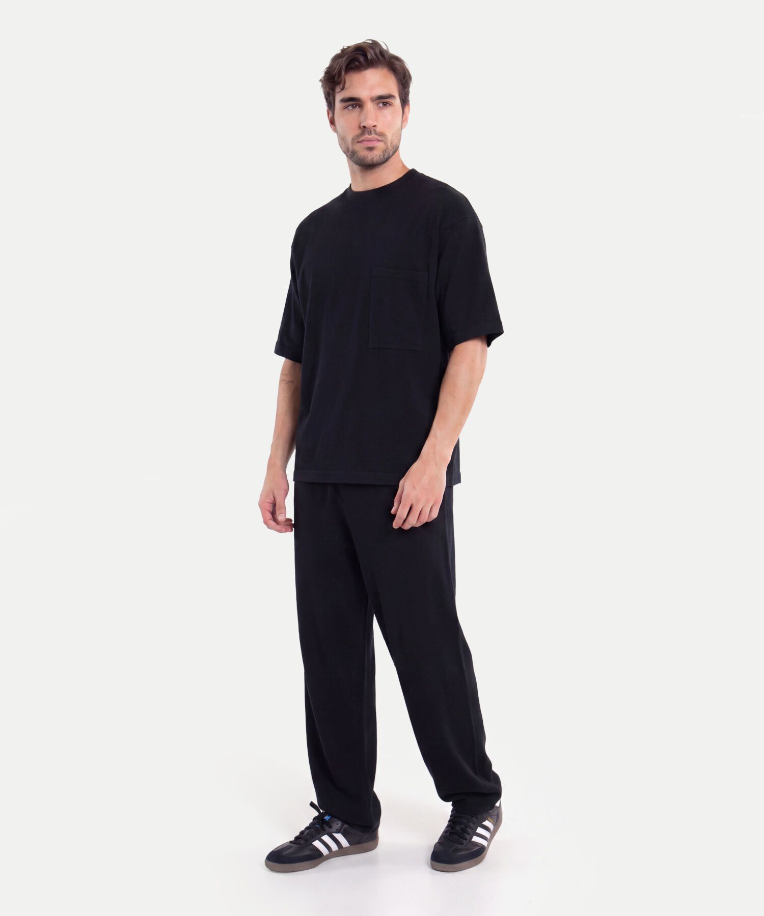 Camiseta Para Hombre Negro