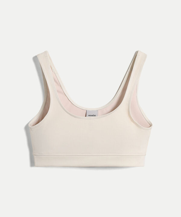 Top Para Mujer Crema image number null