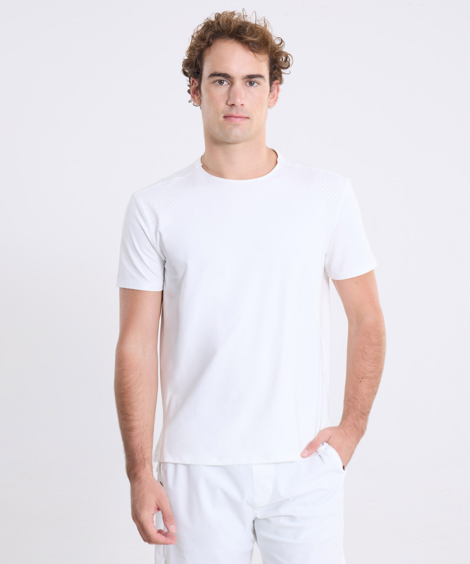 Camiseta Para Hombre Blanco