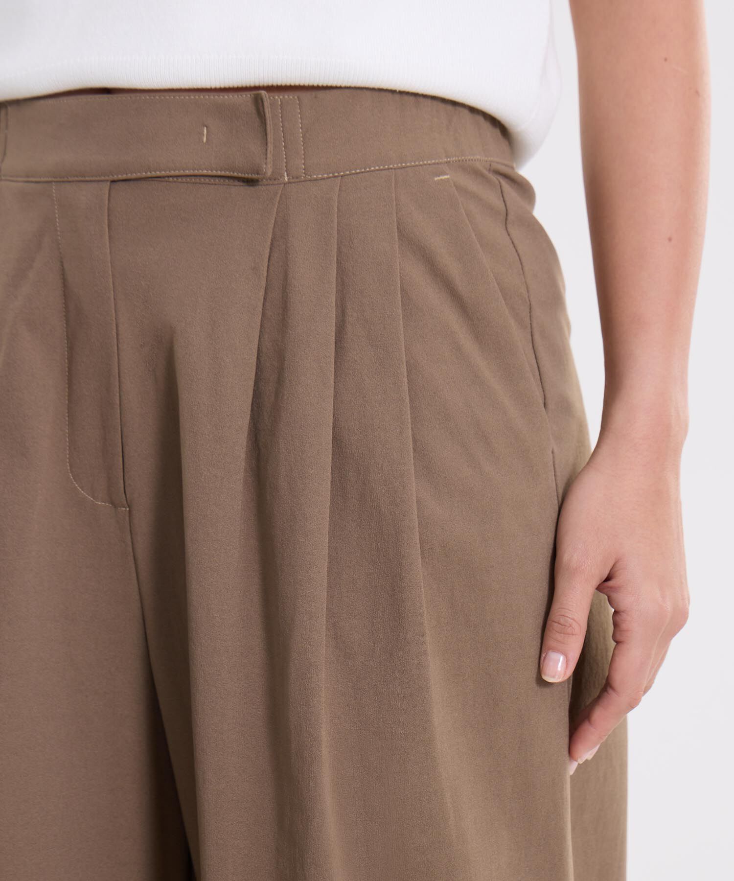 Pantalon Para Mujer Beige