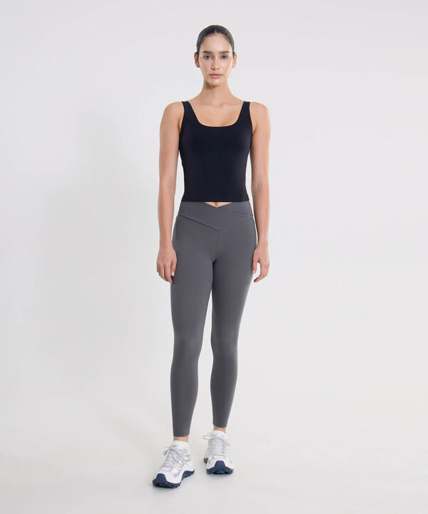 Leggins Para Mujer GrisOscuro image number null