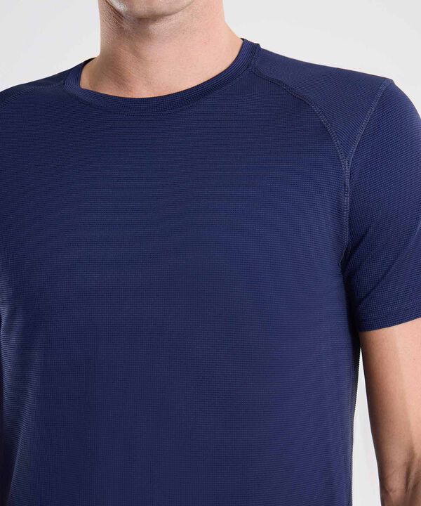 Camiseta Para Hombre AzulOscuro