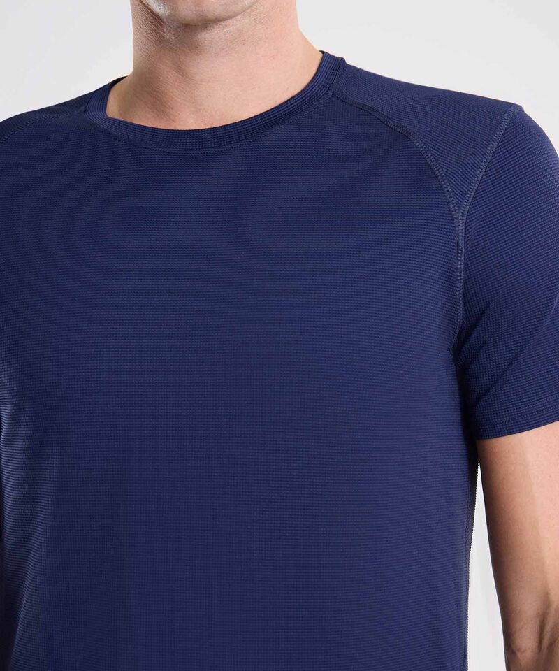 Camiseta Para Hombre AzulOscuro