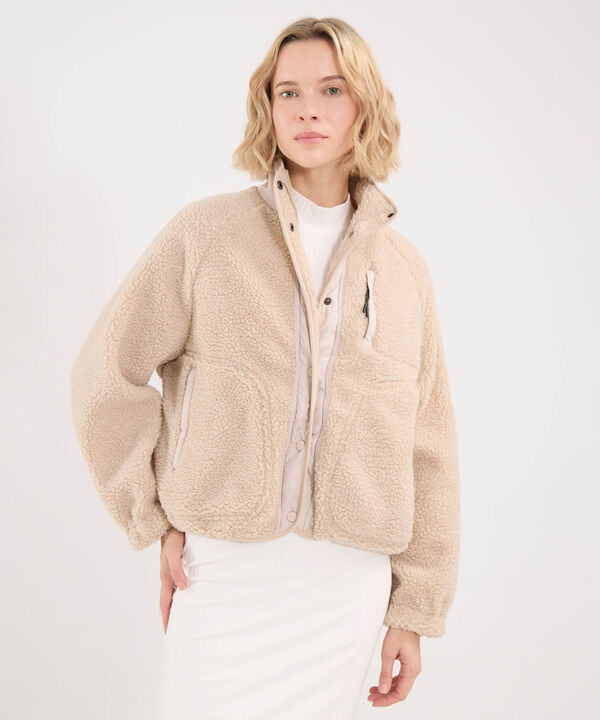 Chaqueta Para Mujer Beige image number null