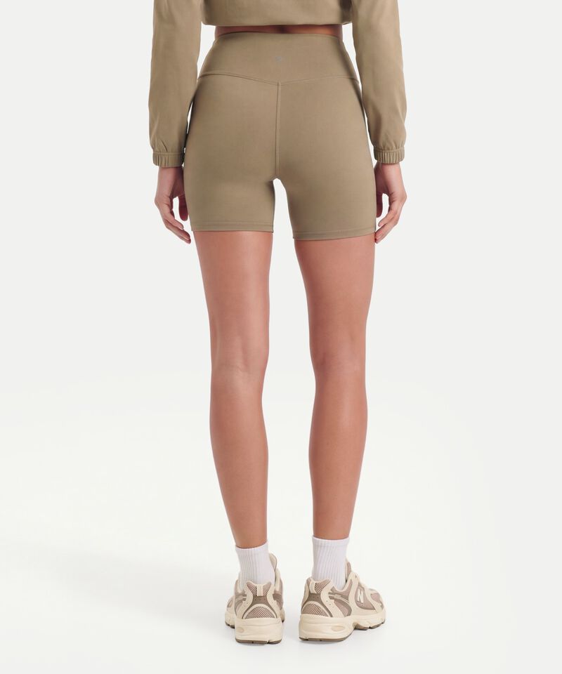 Short Pretina Cruzada Aerius Skin 15 cm, Mocca