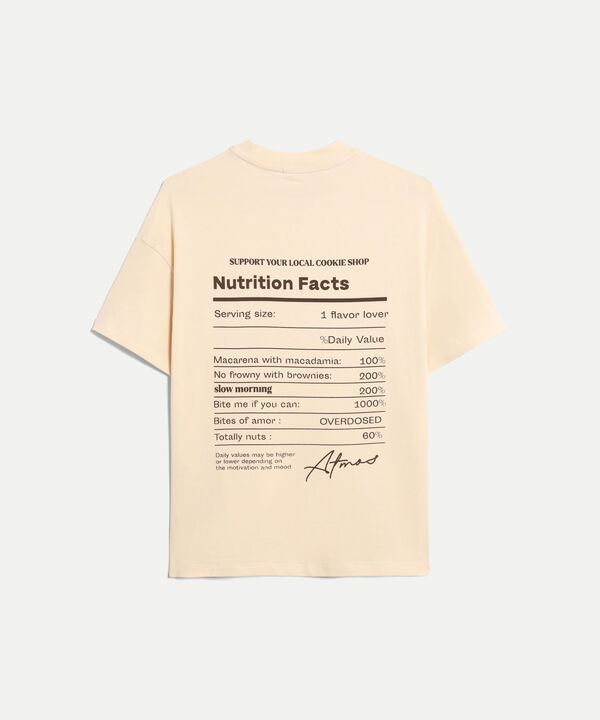Camiseta Para Mujer Crema image number null