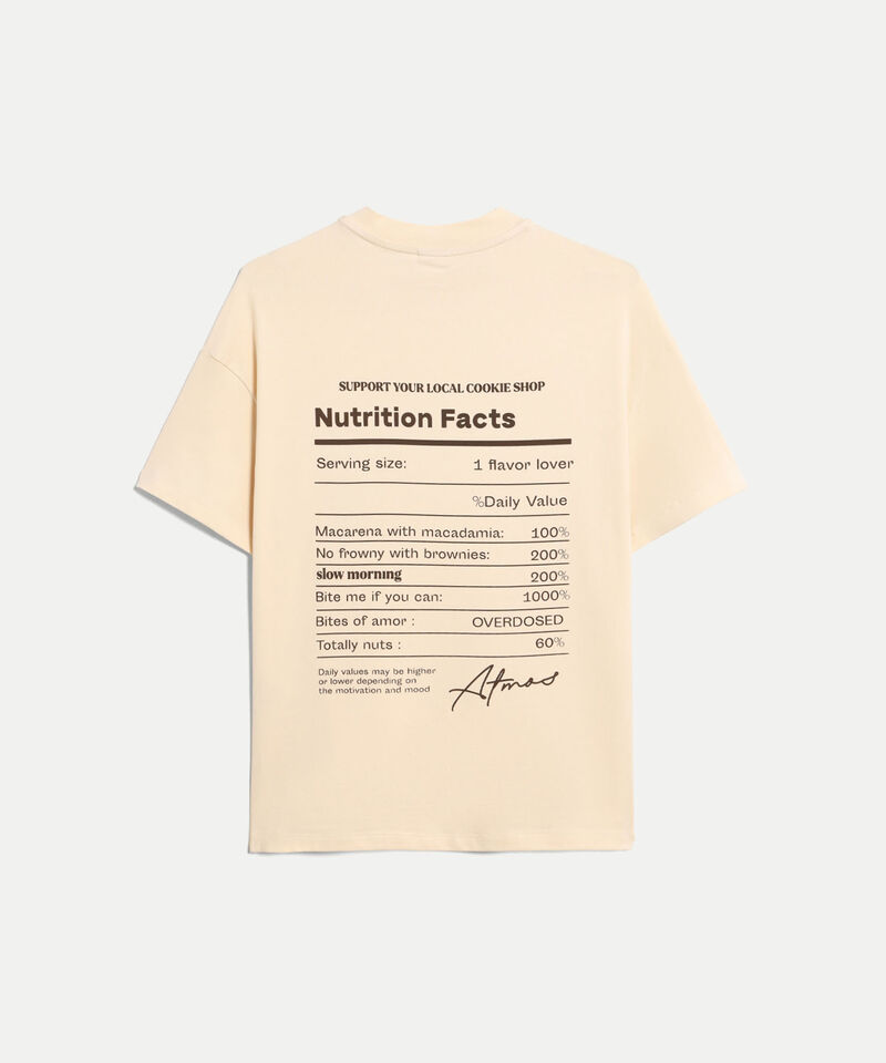 Camiseta Para Mujer Crema
