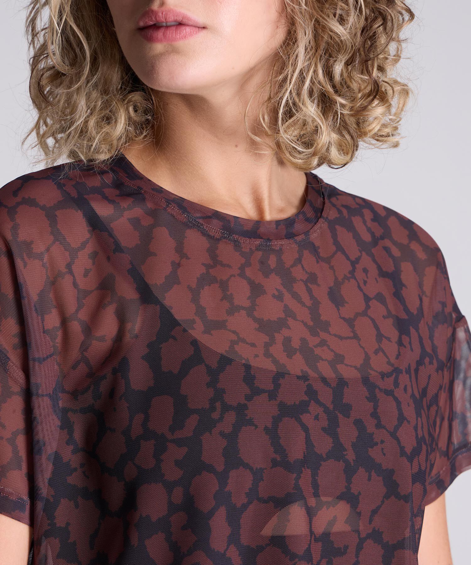 Camiseta Para Mujer CafeOscuro