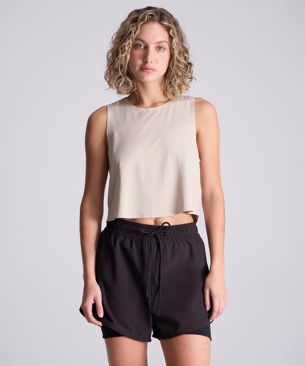 Camiseta Para Mujer Beige image number null