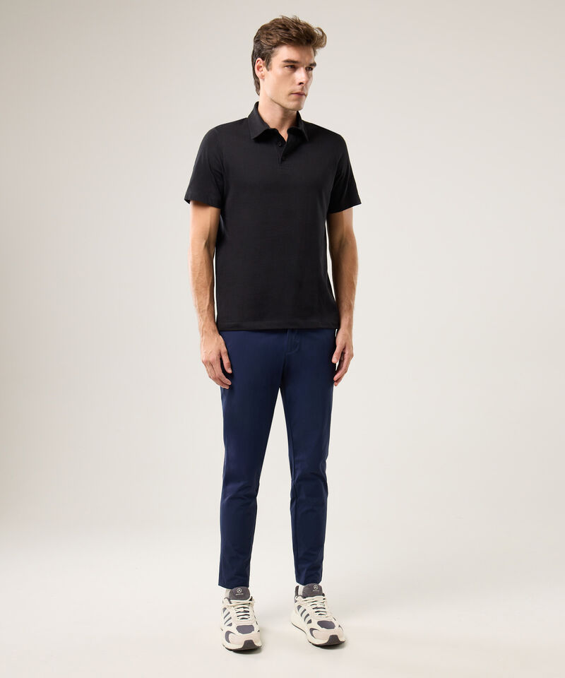 Polo Para Hombre Negro