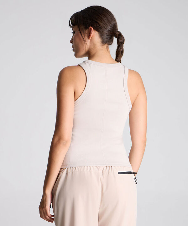 Camiseta Para Mujer Beige