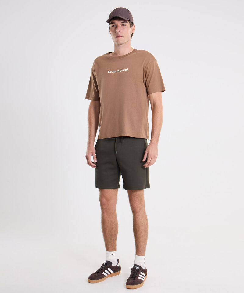 Bermuda Para Hombre VerdeOscuro