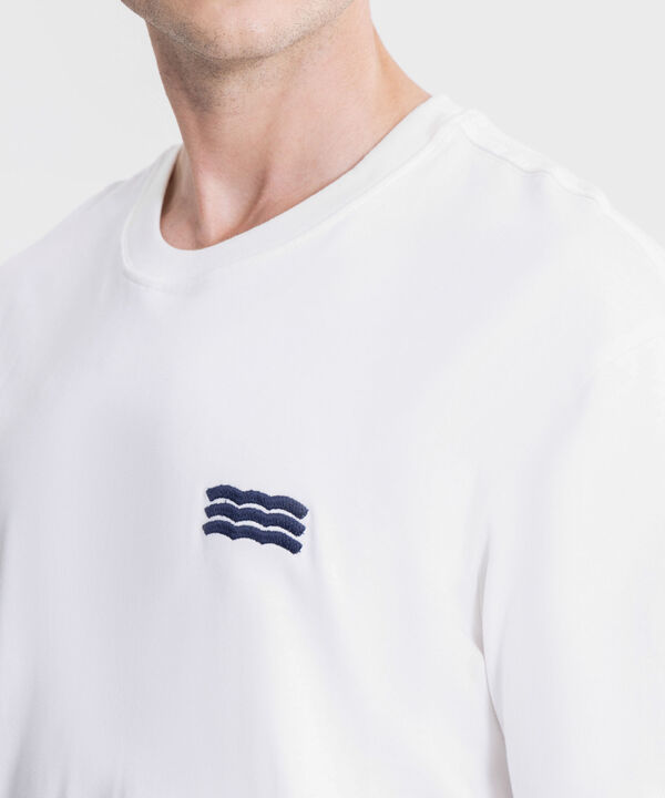 Camiseta Para Hombre Blanco image number null