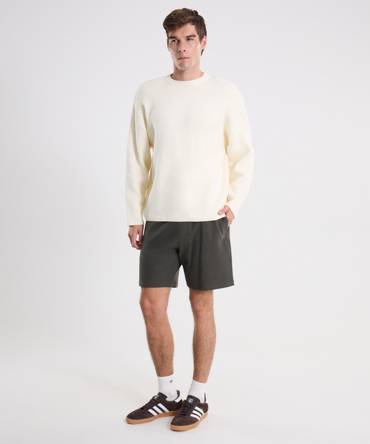 Saco Para Hombre Crema