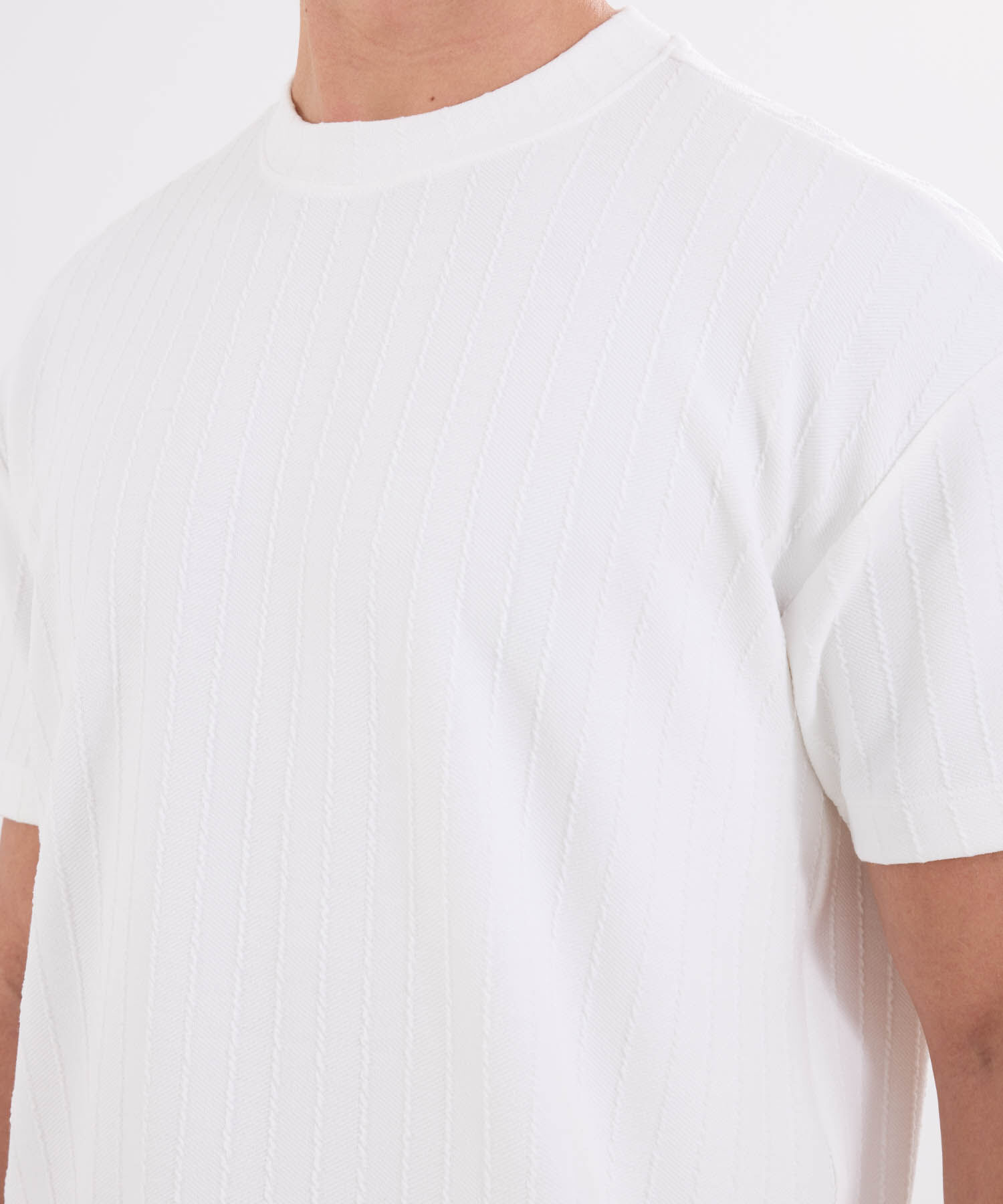 Camiseta Para Hombre Blanco