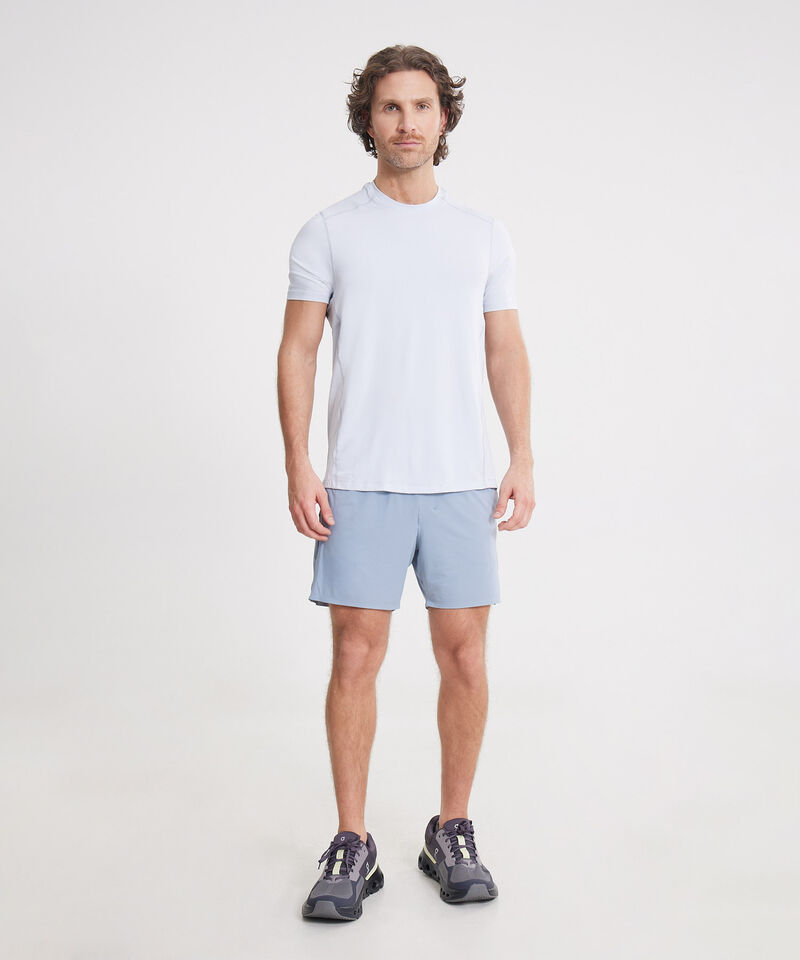 Camiseta Deportiva Manga Corta Regular Fit, Crudo